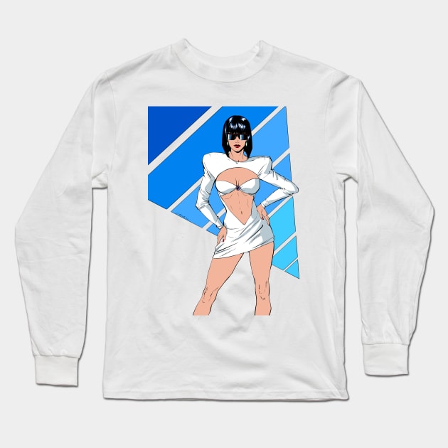 Donna Long Sleeve T-Shirt by Pablo Romero Art